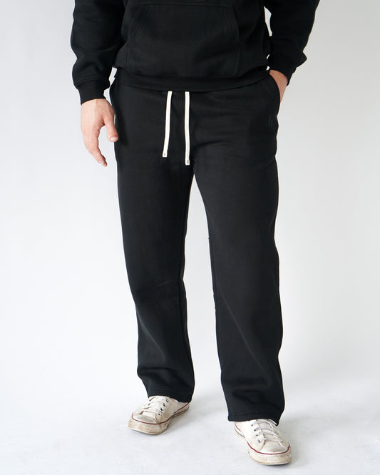 Legacy Straight-leg Sweatpants - Black