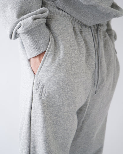 Essential Straight Leg Sweatpants - Heather