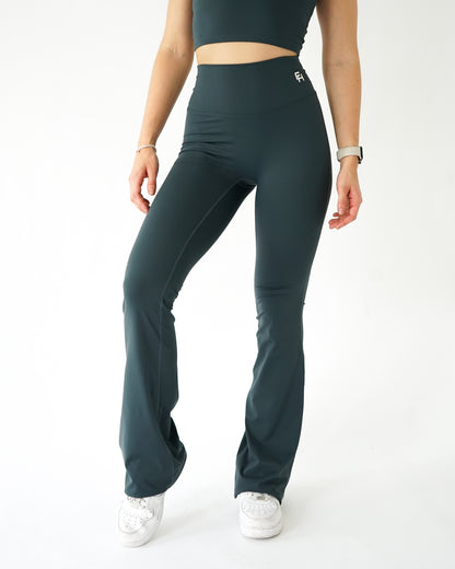 Impact Flare Leggings - Emerald