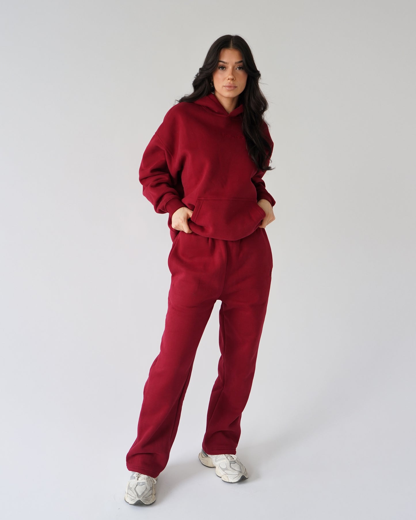 Legacy Straight-leg Sweatpants - Cardinal