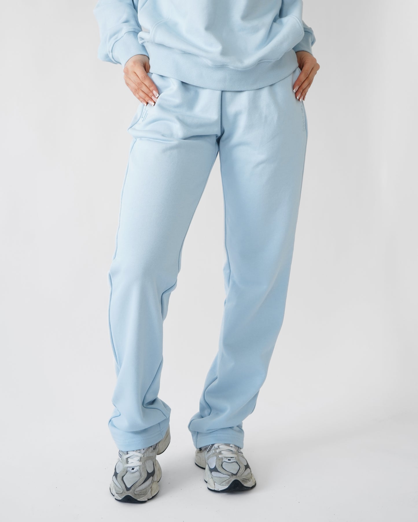 Essential Straight Leg Sweatpants - Cloud