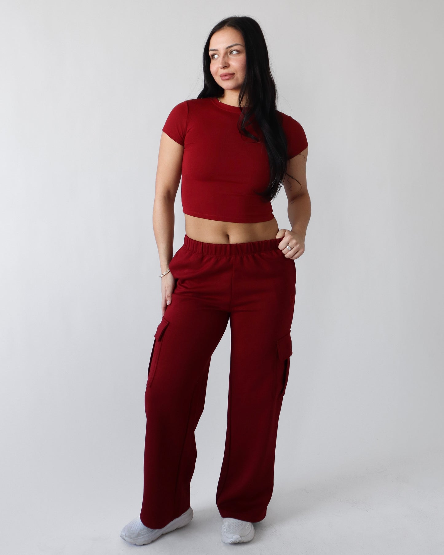 Everyday Cargo Pant 30" - Ruby