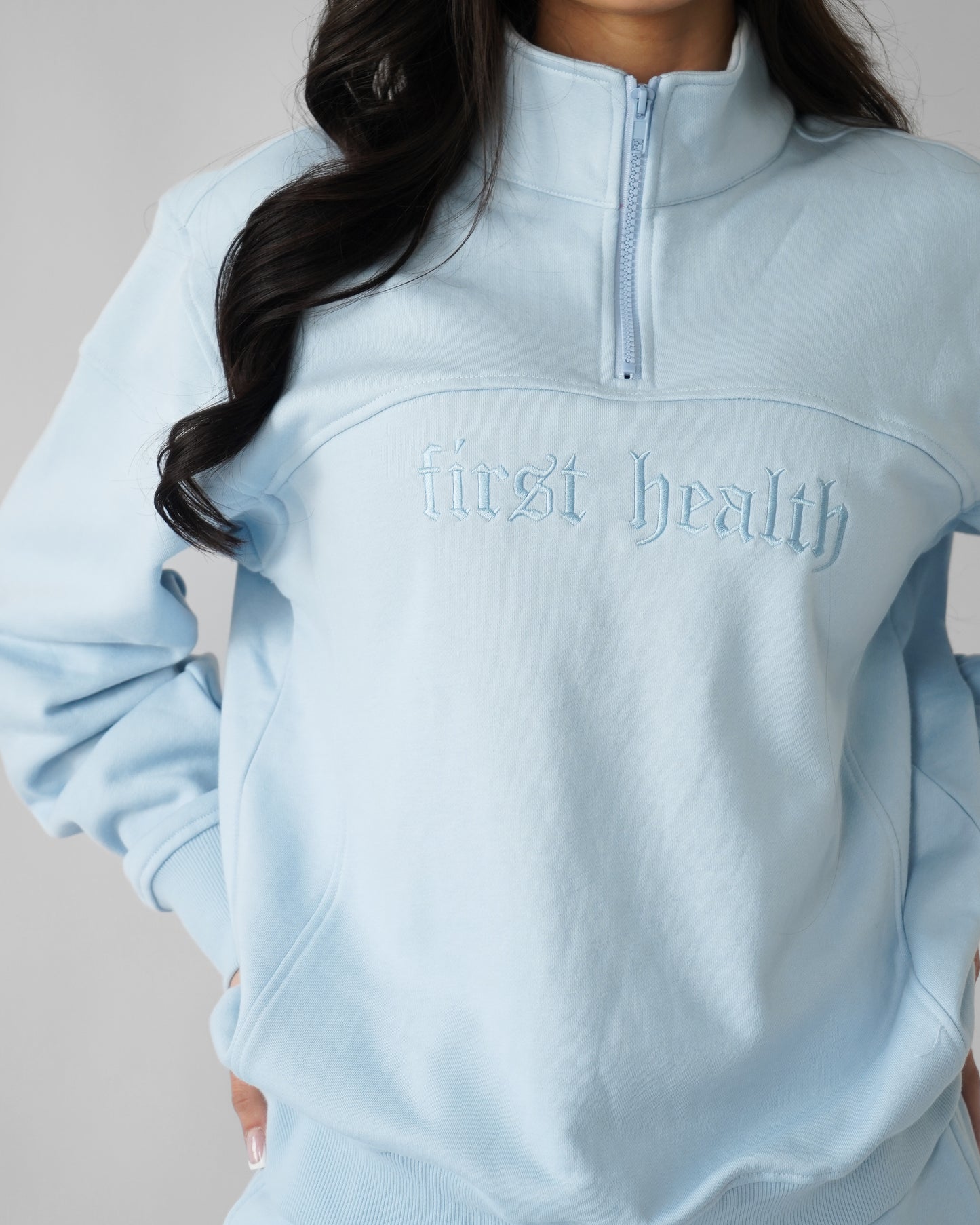 Essential Quarter Zip - Cloud