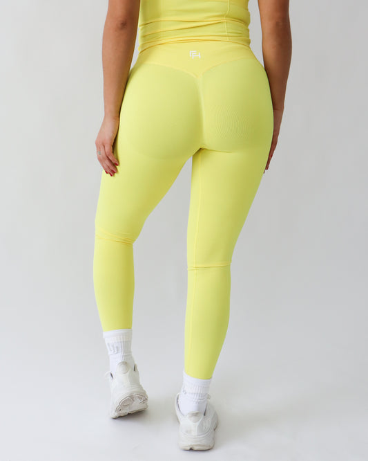 Ascend Leggings 27" - Lemon