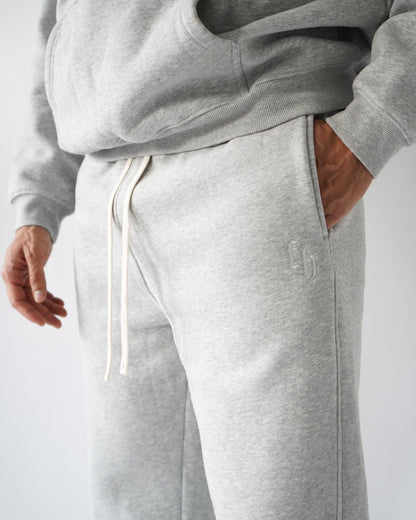 Legacy Straight-leg Sweatpants - Heather Gray