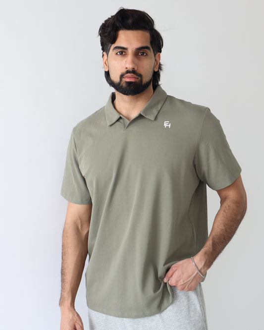 Relaxed Polo Shirt - Olive