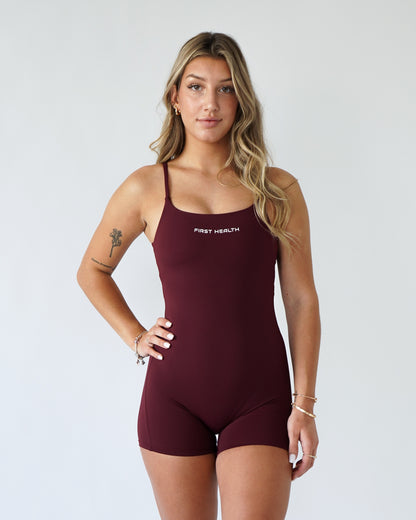 Impact Bodysuit 5” - Wine