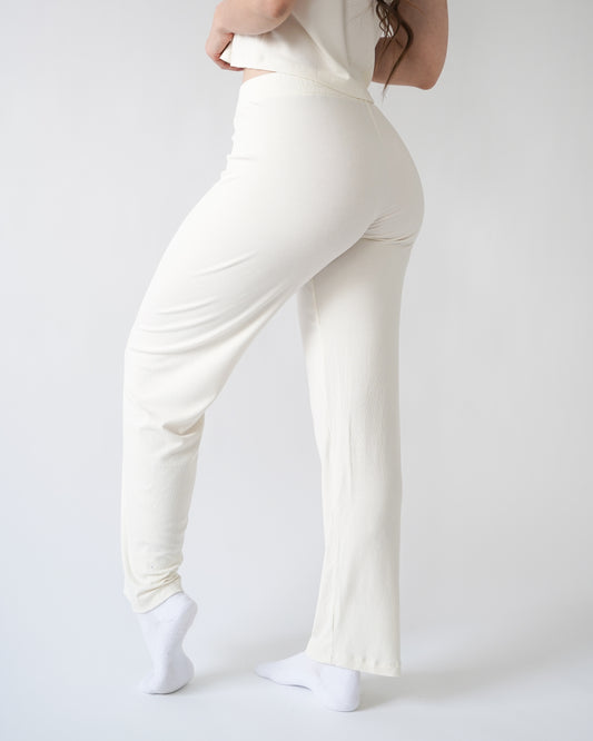 Luxe Lounge Pants - Cream