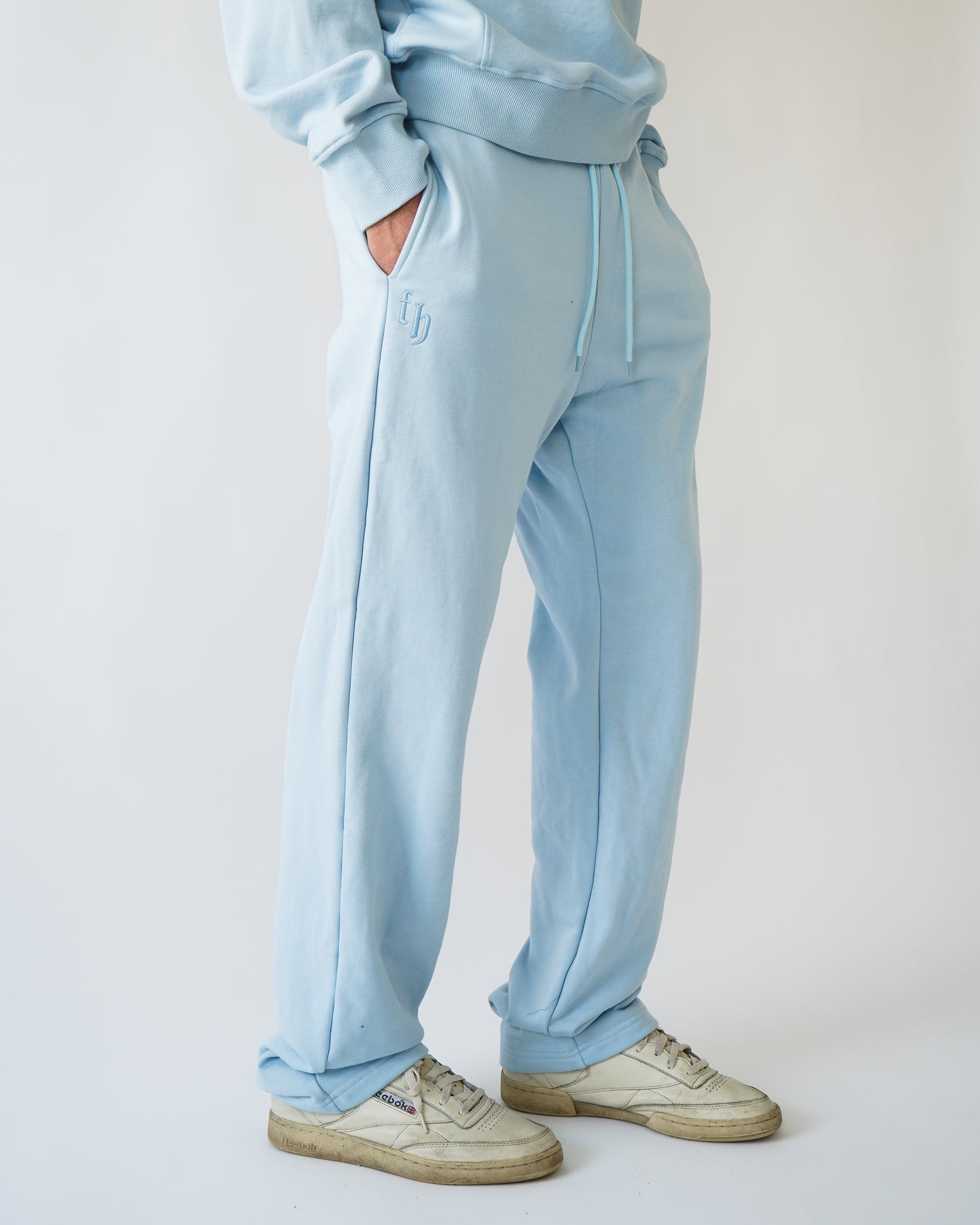 Essential Straight Leg Sweatpants - Cloud