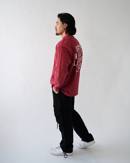 Lifting Club Long Sleeve - Crimson