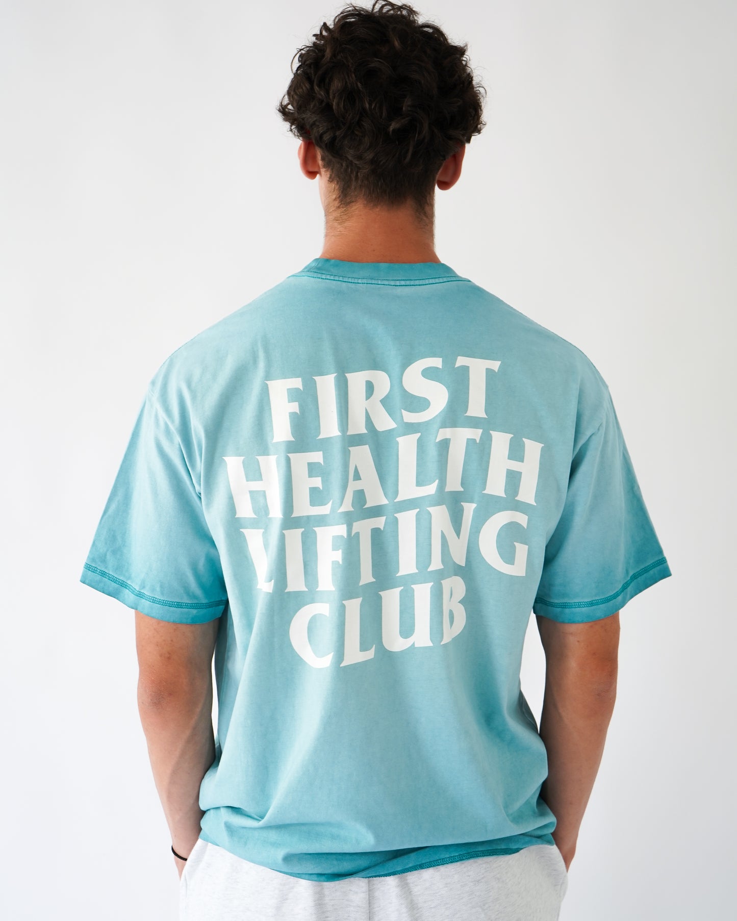 Lifting Club Tee - Turquoise