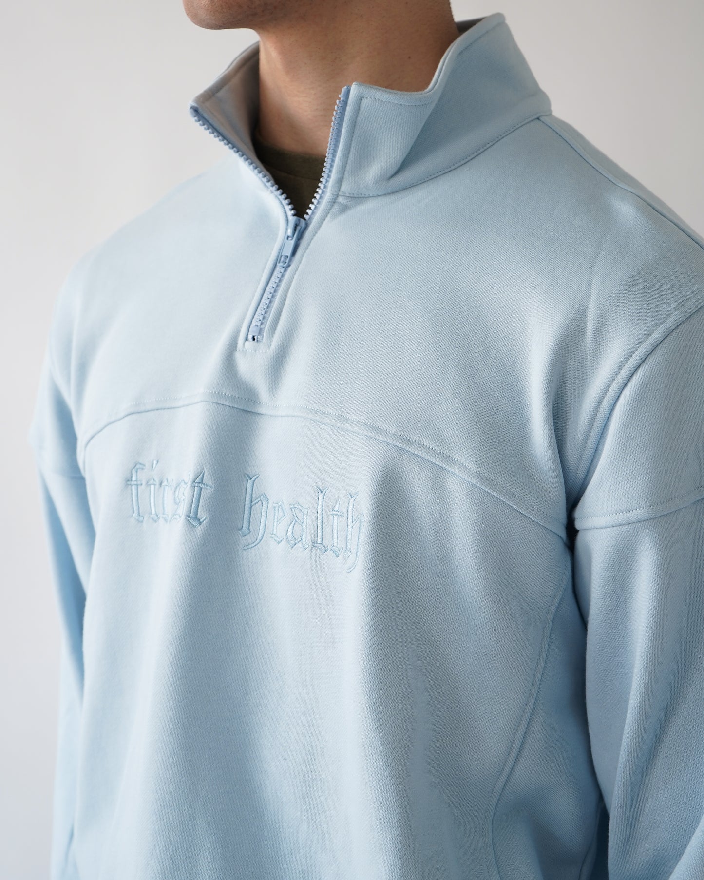 Essential Quarter Zip - Cloud