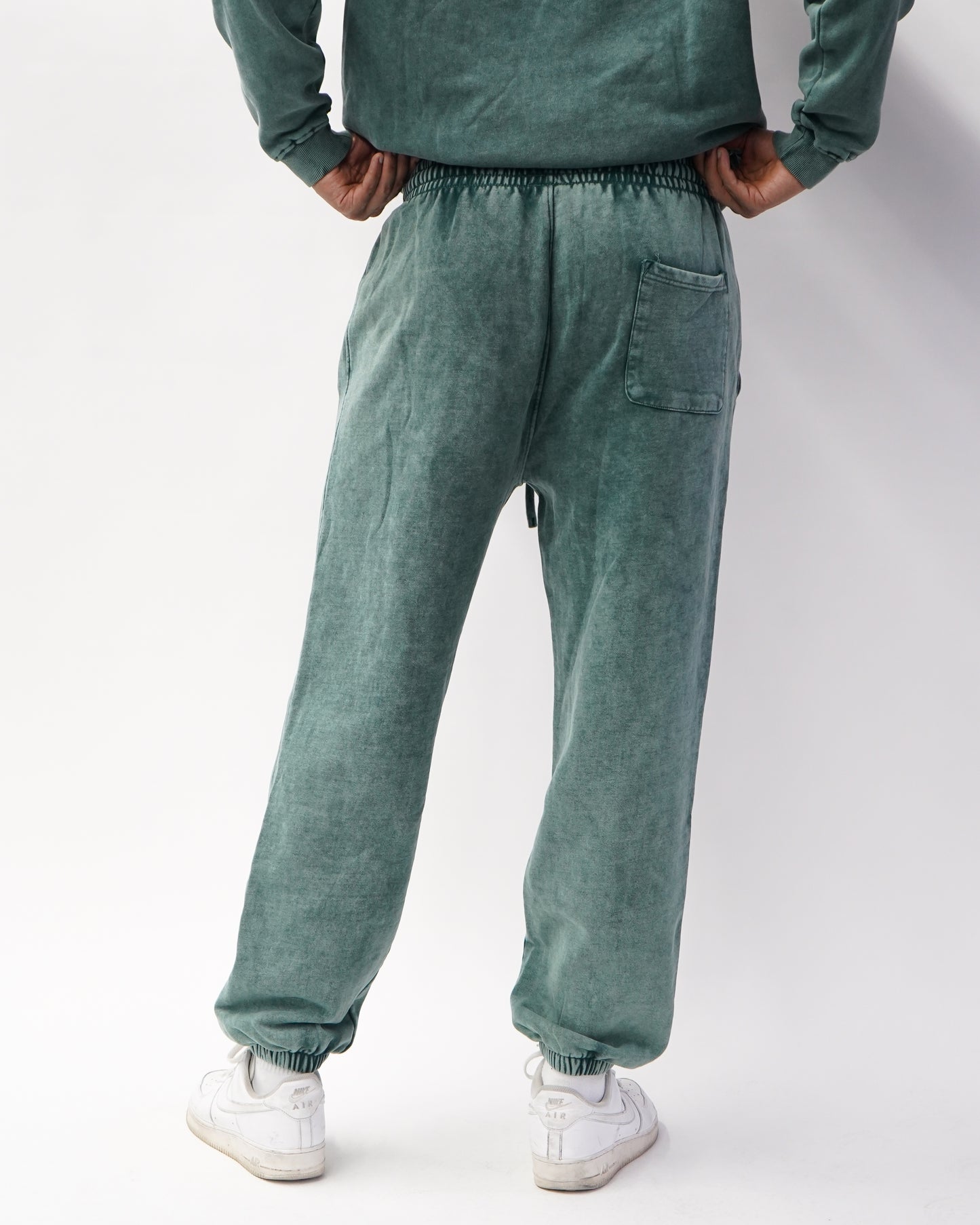 Acid Wash Joggers - Pine