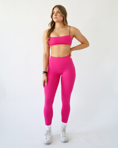 Define Bandeau Sports Bra - Magenta