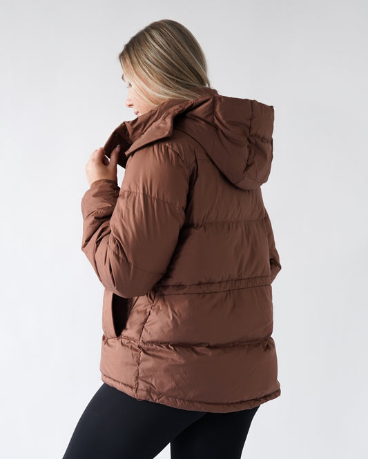 Legacy Puff Down Jacket - Toffee