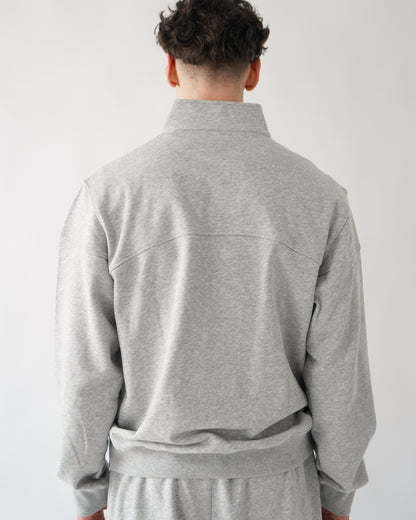 Essential Quarter Zip - Heather