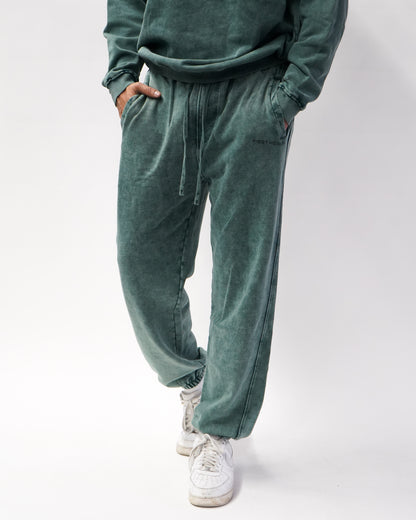 Acid Wash Joggers - Pine