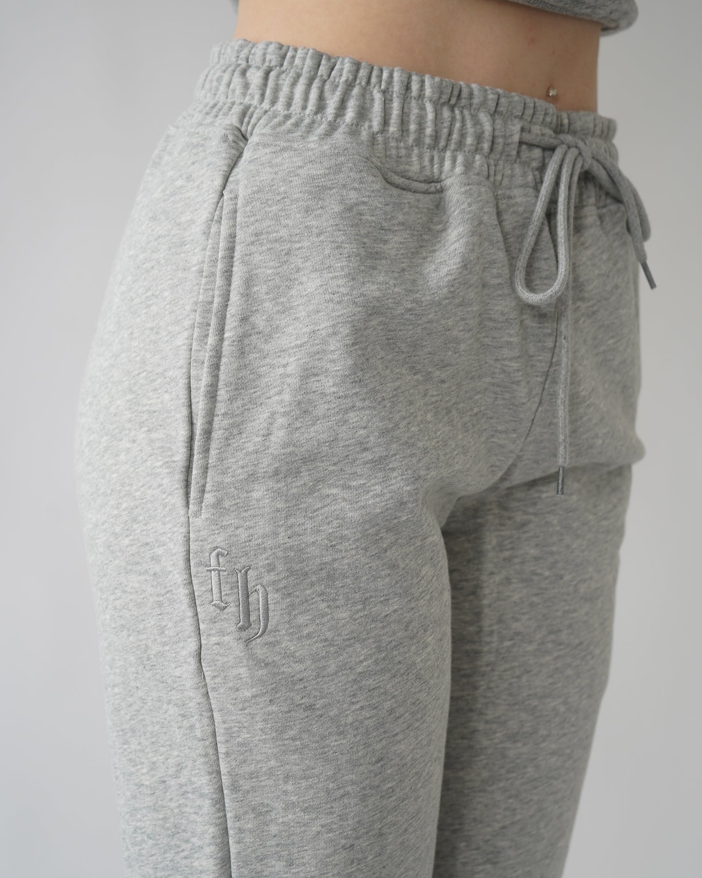 Essential Straight Leg Sweatpants - Heather