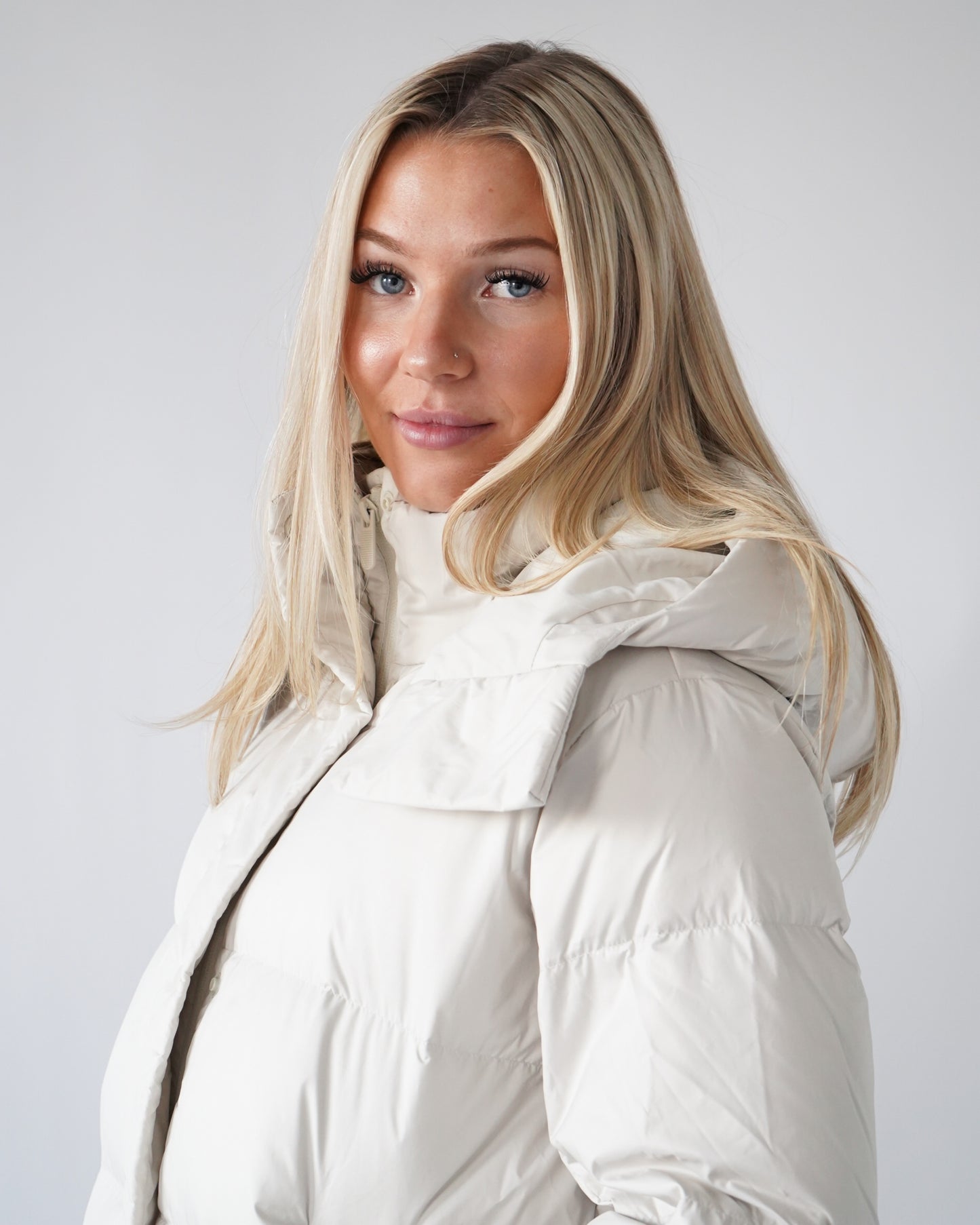 Legacy Puff Down Jacket - Cream