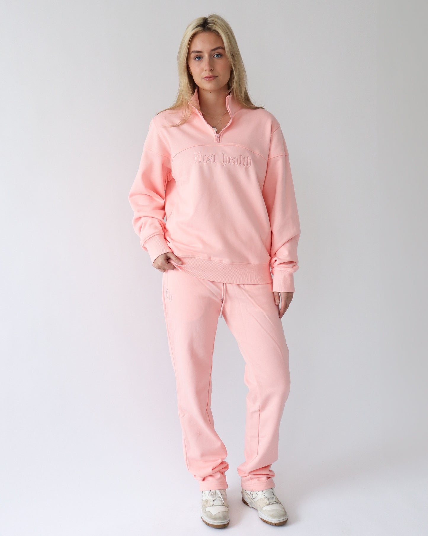 Essential Straight Leg Sweatpants - Blush