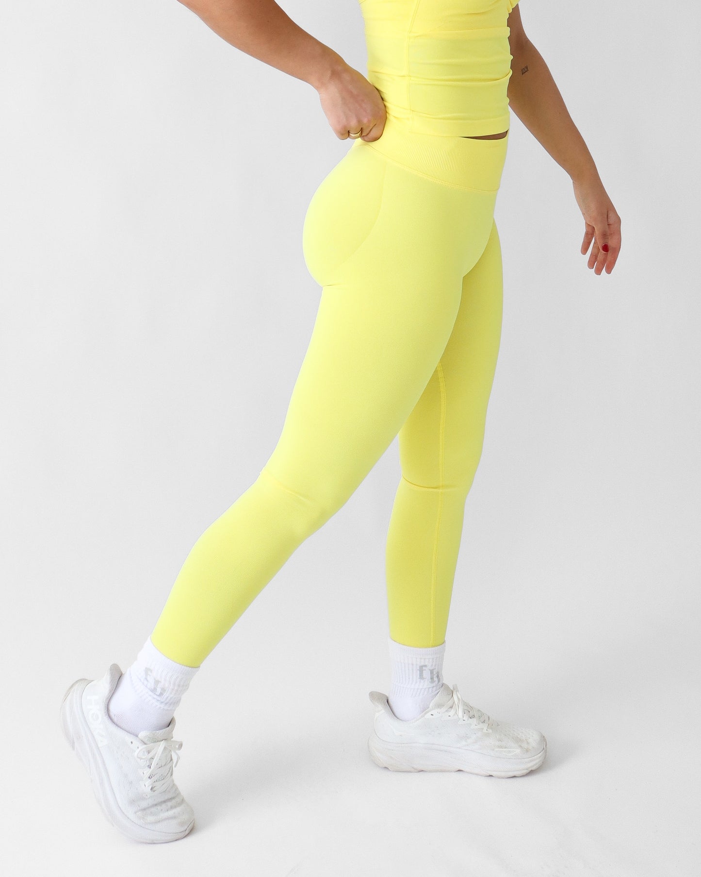 Ascend Leggings 27" - Lemon