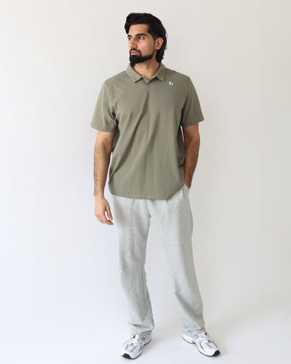 Relaxed Polo Shirt - Olive