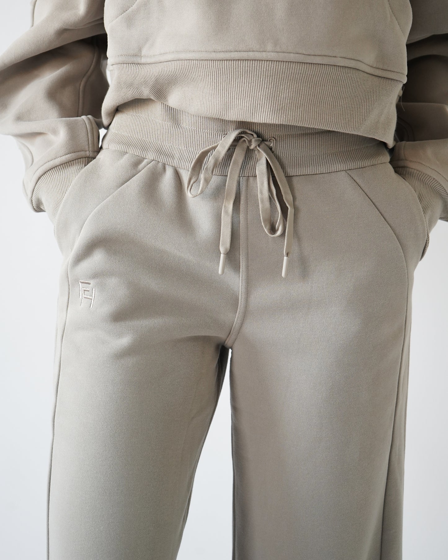 Lounge Straight-leg Sweatpants - Taupe