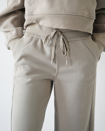 Lounge Straight-leg Sweatpants - Taupe