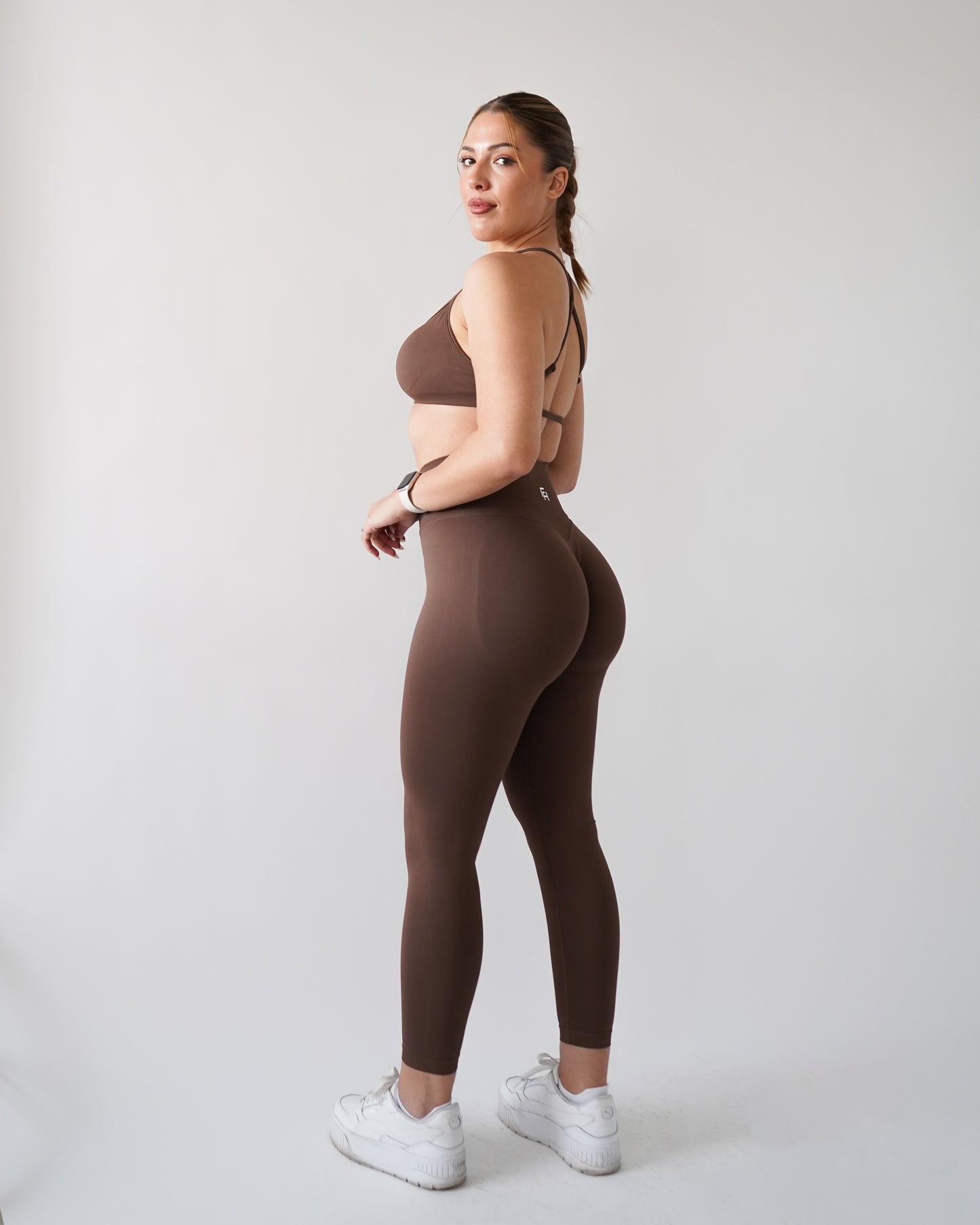 Enhance Contour Leggings 27" — Cocoa