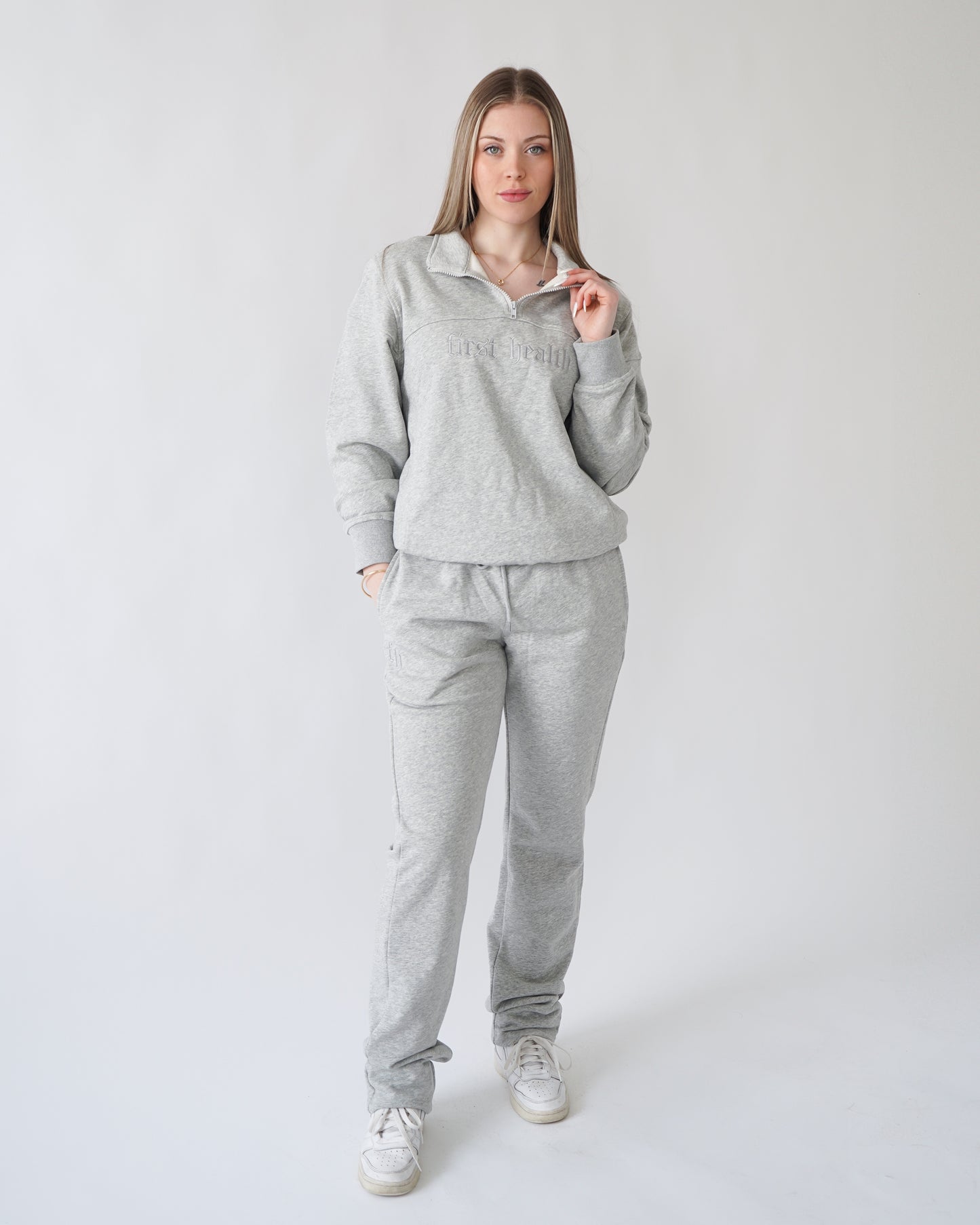 Essential Straight Leg Sweatpants - Heather