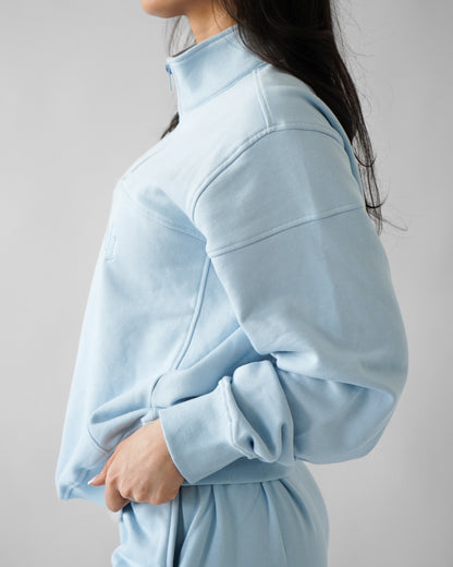 Essential Quarter Zip - Cloud