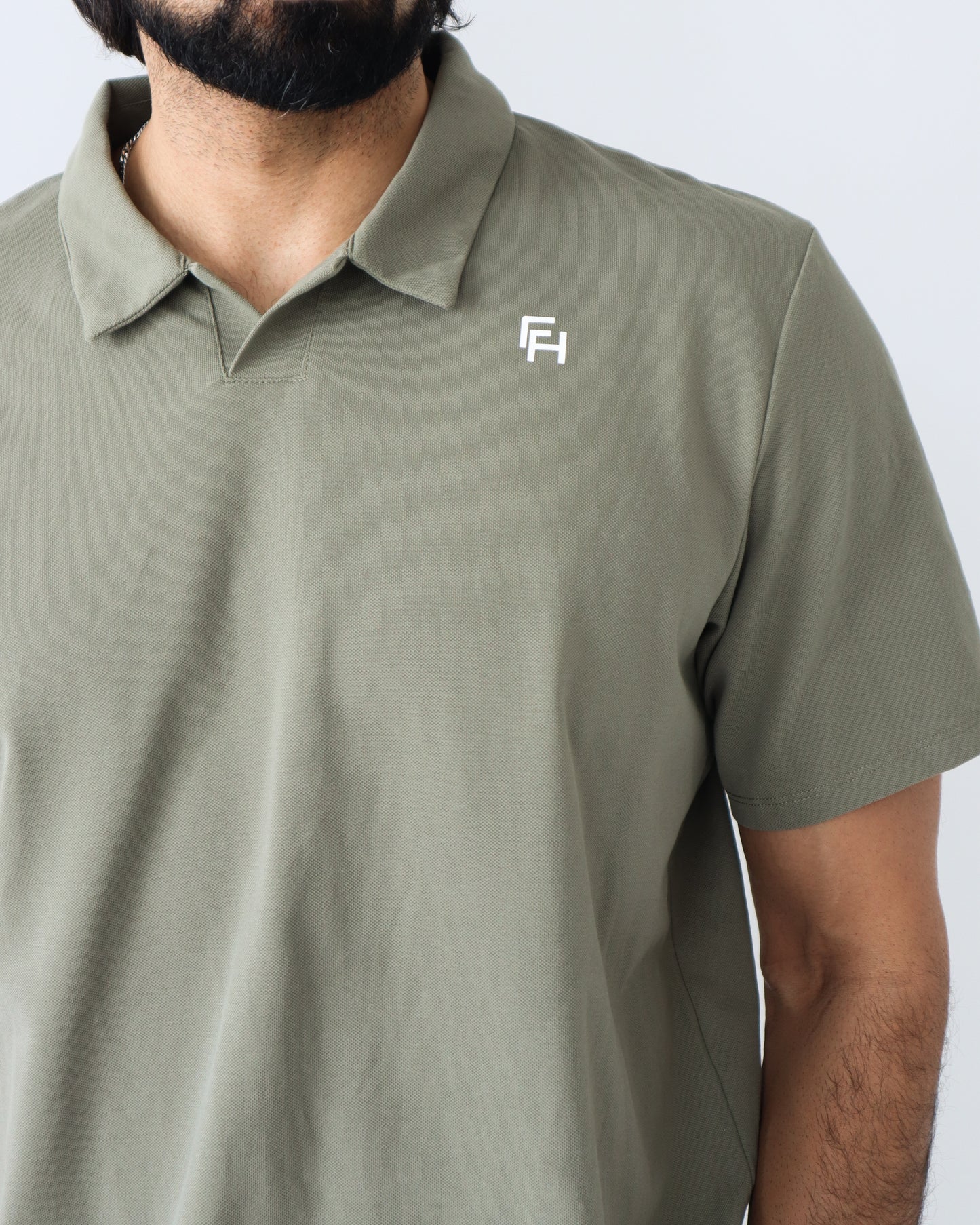 Relaxed Polo Shirt - Olive