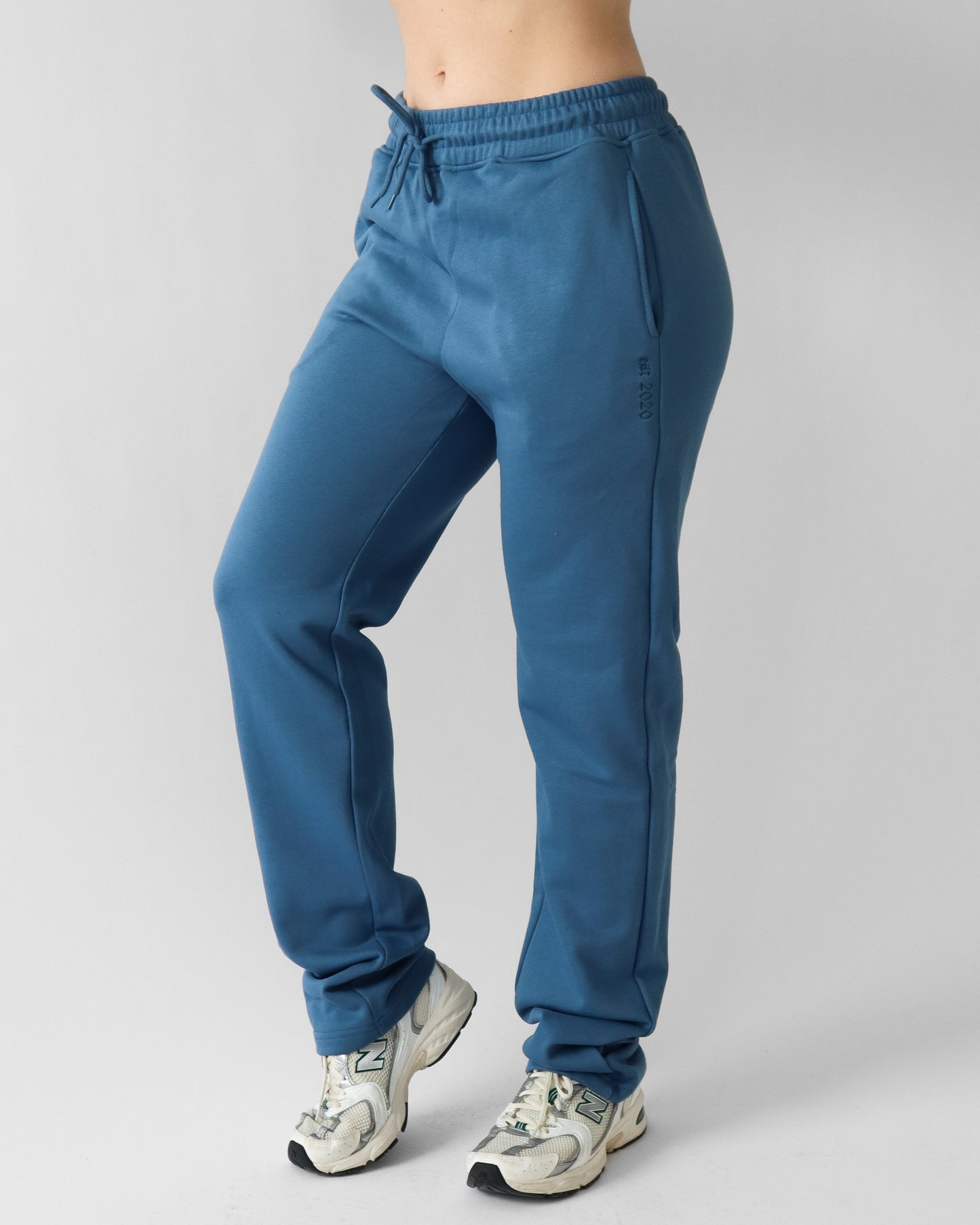 Essential Straight Leg Sweatpants - Steel