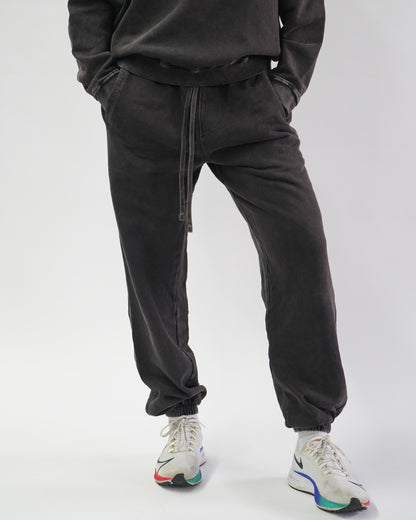 Acid Wash Joggers - Espresso