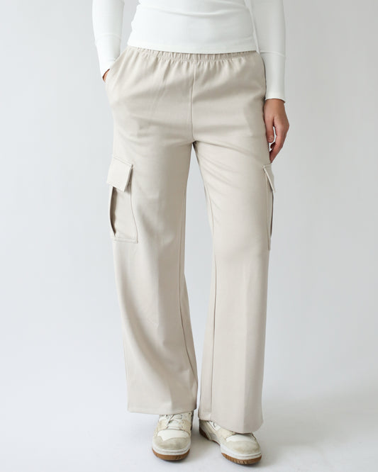 Everyday Cargo Pant 30" - Cream