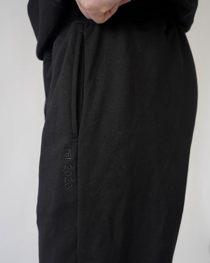 Essential Straight Leg Sweatpants - Black