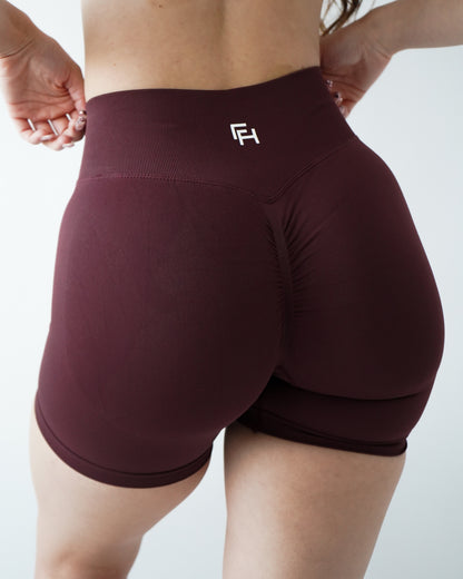 Enhance Contour Shorts 5" — Wine