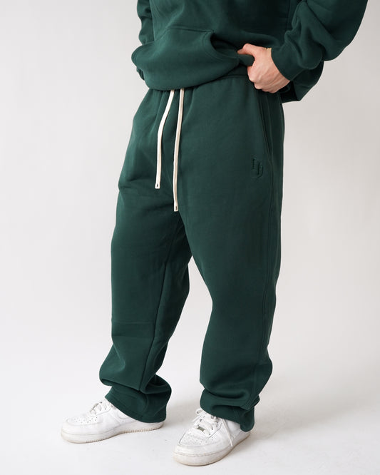 Legacy Straight-leg Sweatpants - Forest