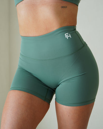 Flex Biker Shorts 6” - Jade