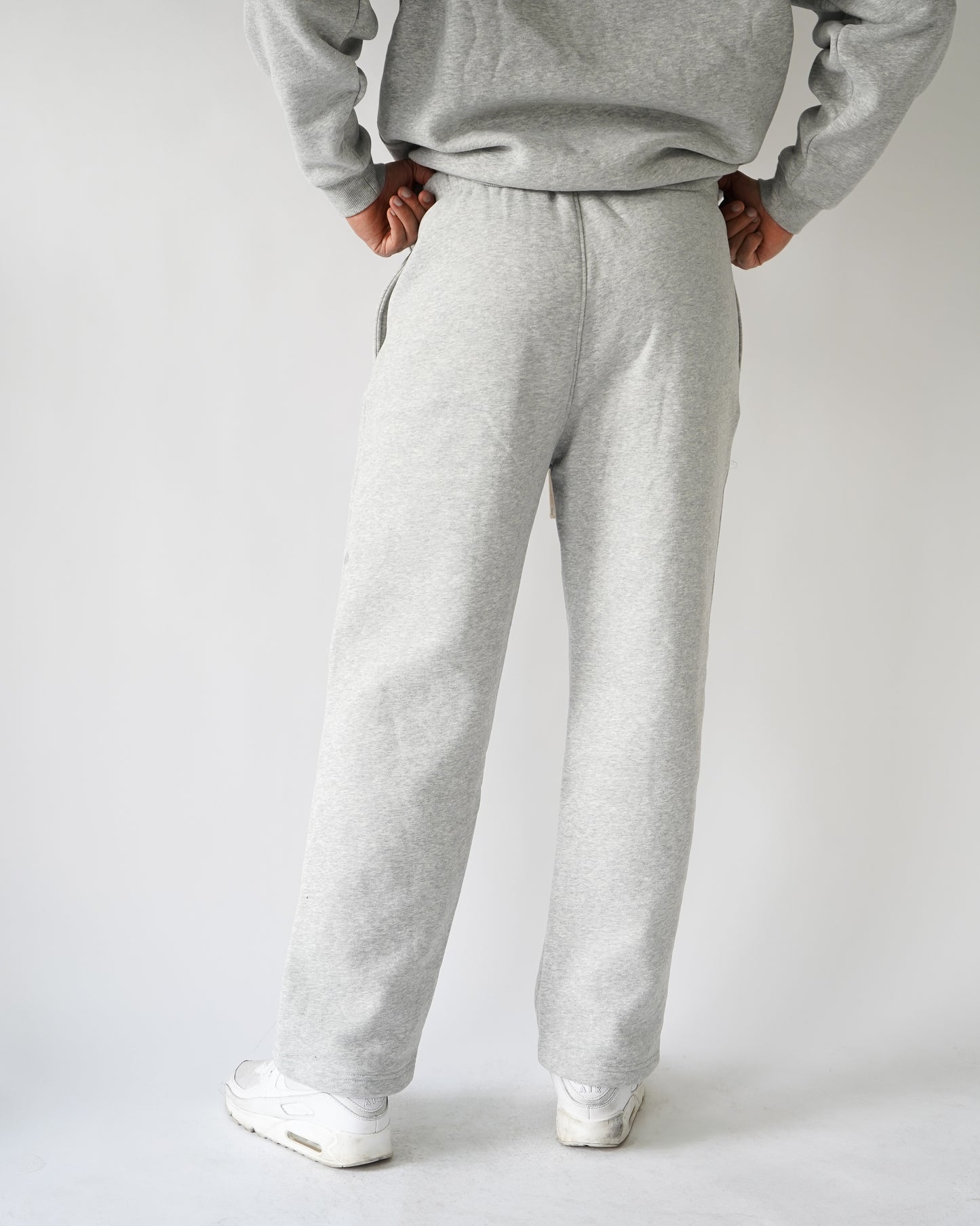 Legacy Straight-leg Sweatpants - Heather Gray