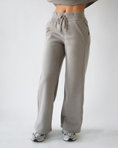 Lounge Straight-leg Sweatpants - Taupe