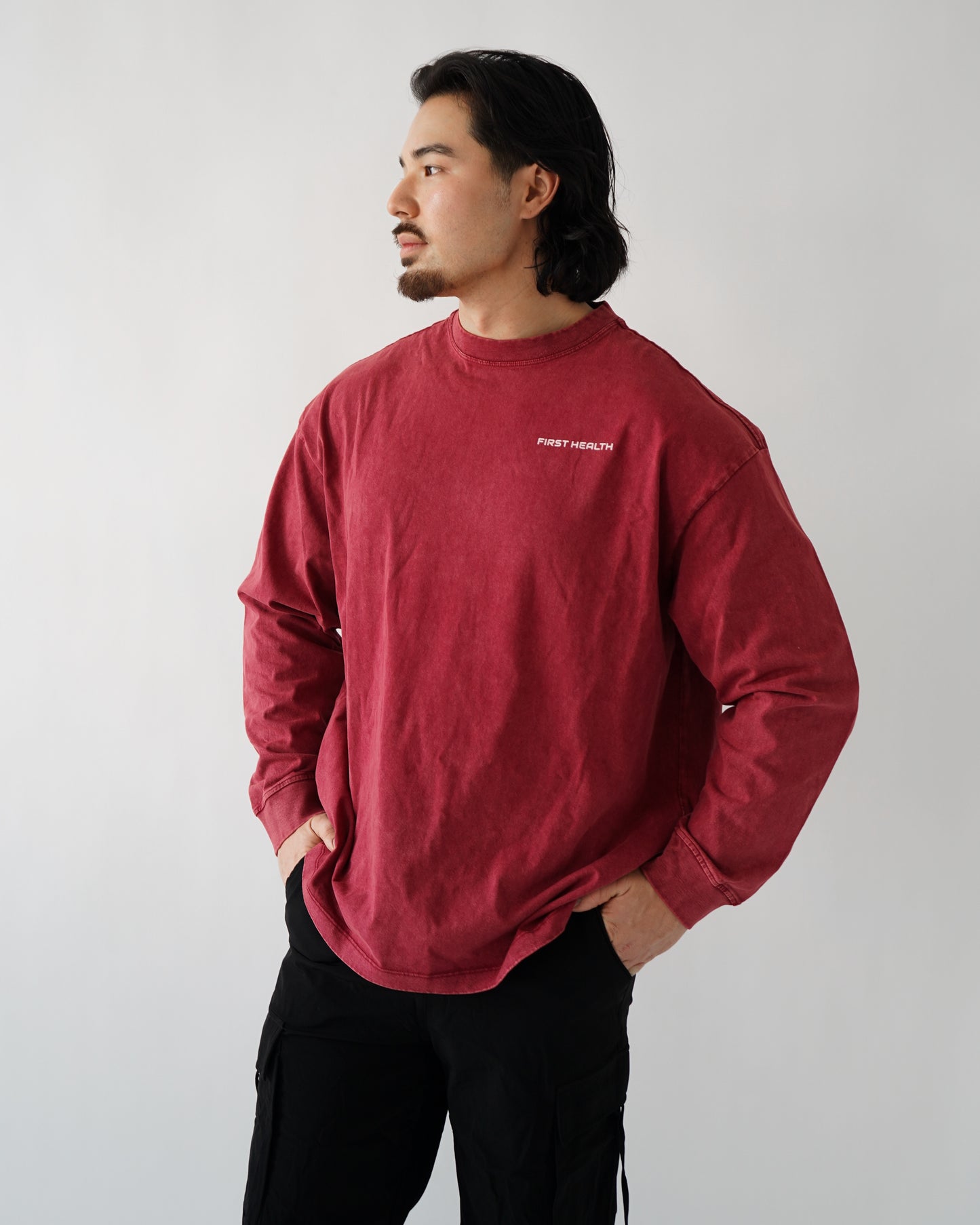 Lifting Club Long Sleeve - Crimson