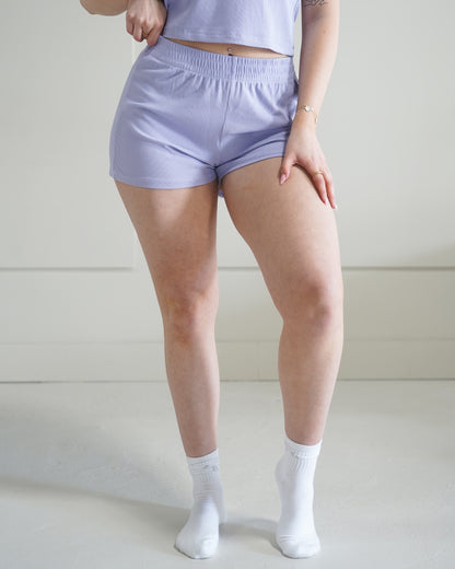 Luxe Lounge Shorts - Perry Winkle