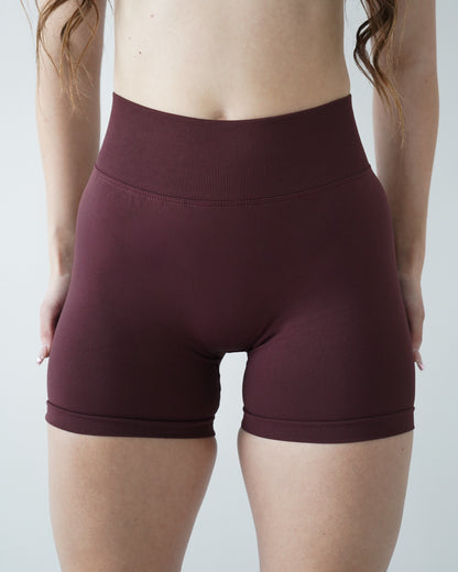 Enhance Contour Shorts 5" — Wine