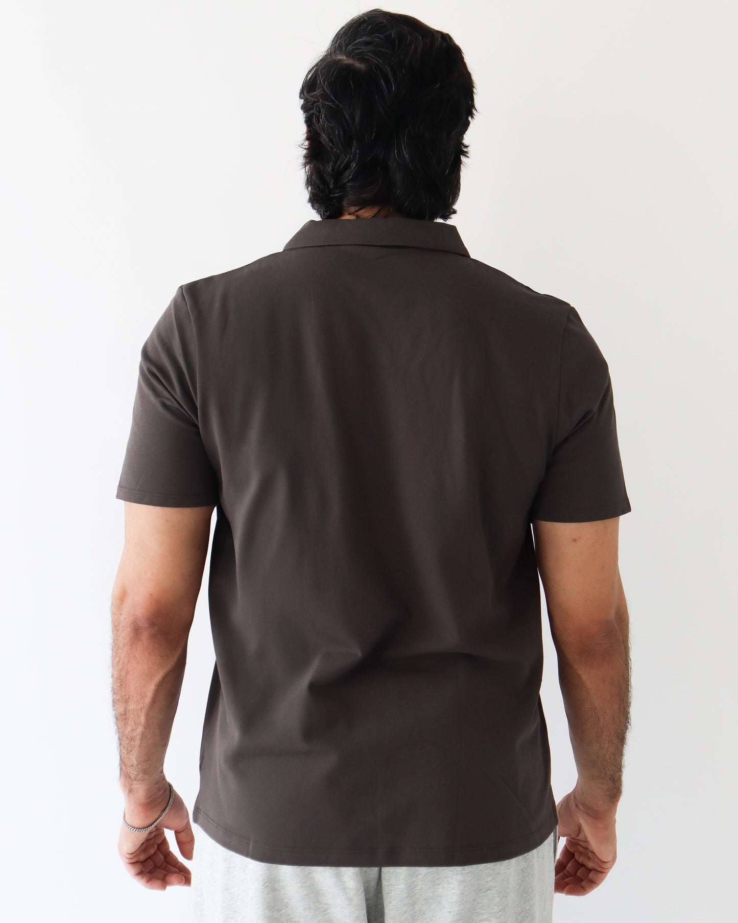 Relaxed Polo Shirt - Wood