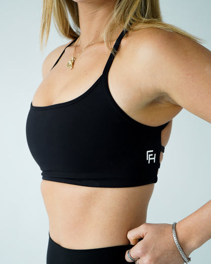 Onyx Core Sports Bra - Black