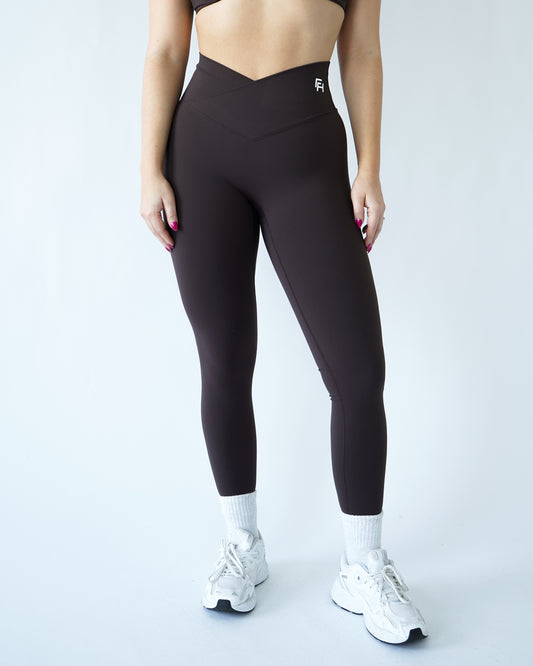 Debut High Waisted Leggings - Gray – Square One Athletics