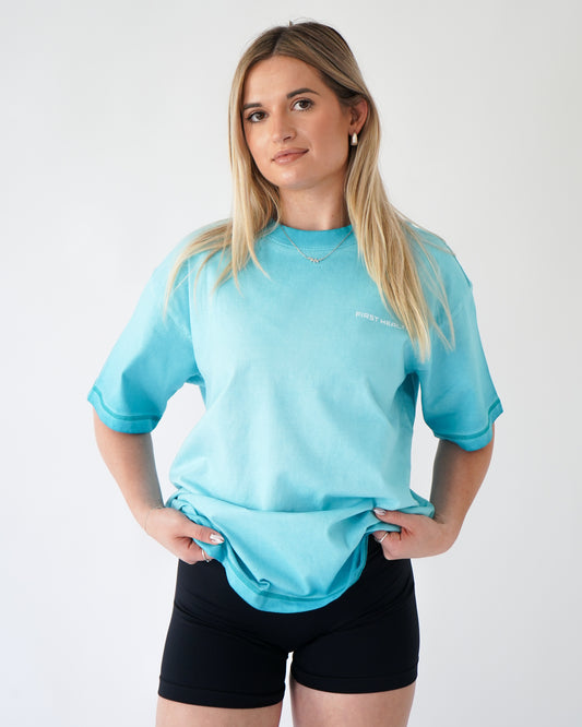 Lifting Club Tee - Turquoise