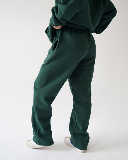 Legacy Straight-leg Sweatpants - Forest