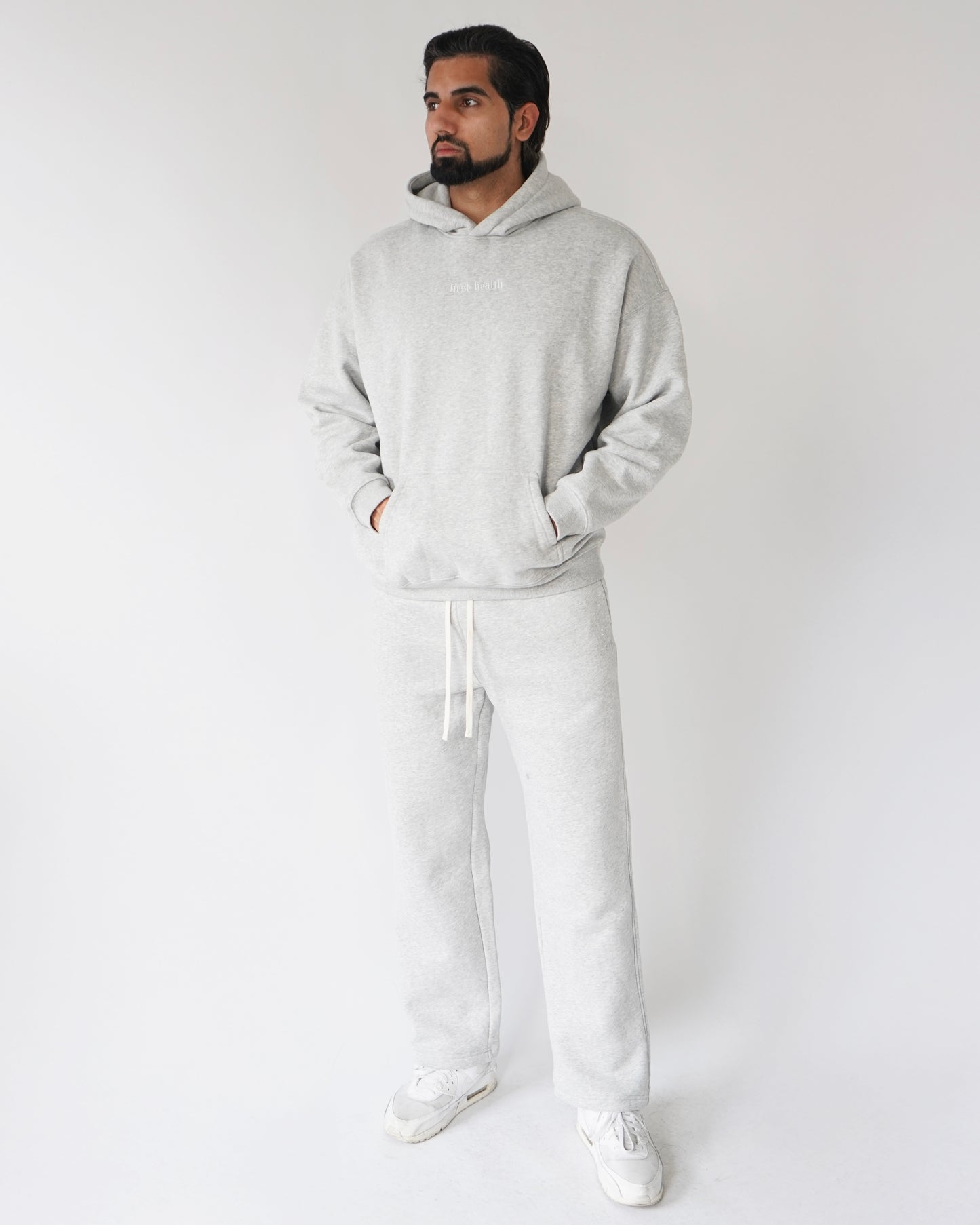 Legacy Straight-leg Sweatpants - Heather Gray